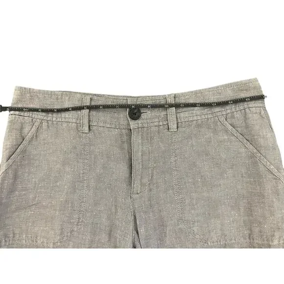 Banana Republic Linen Pants Grey Size 6 - Picture 4 of 8